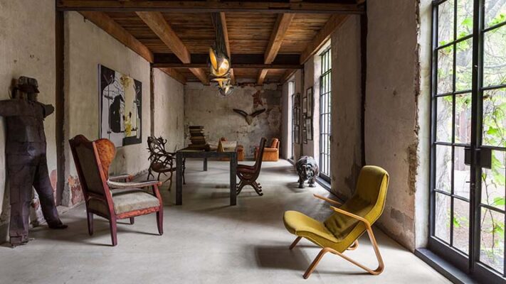 طراحی دکوراسیون داخلی استودیو زمان