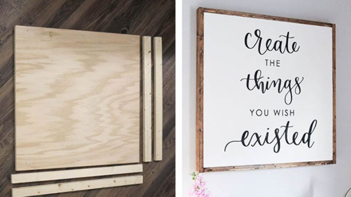 تزیین دیوار با چوب