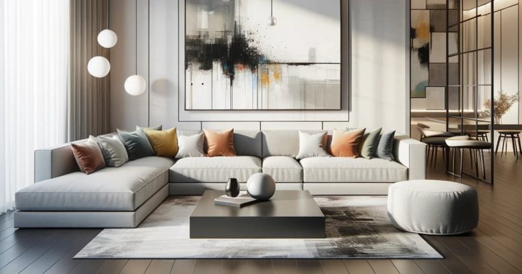 دیزاین پذیرایی مستطیل