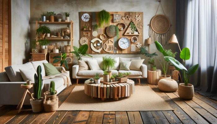 دکوراسیون مواد بازیافتی