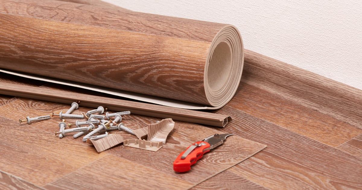 کف پوش لینولئوم